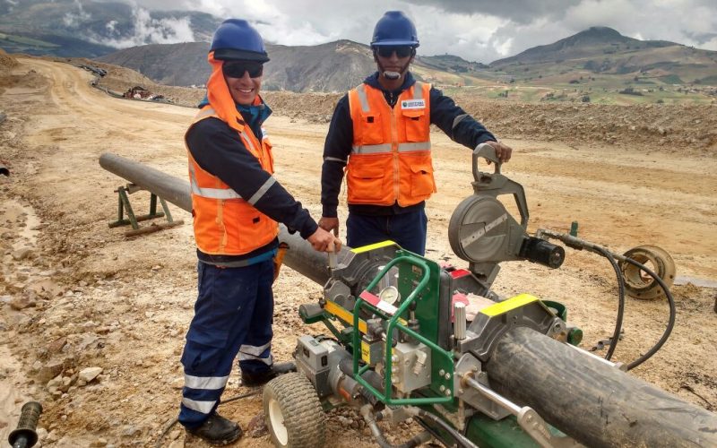 Compañía minera los Andes Gold Huamachuco - Trujillo - Instalación de tuberías HDPE